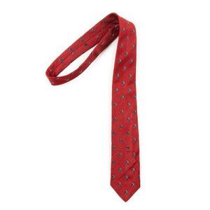 JOS A. BANK red neck tie with sailboats pattern